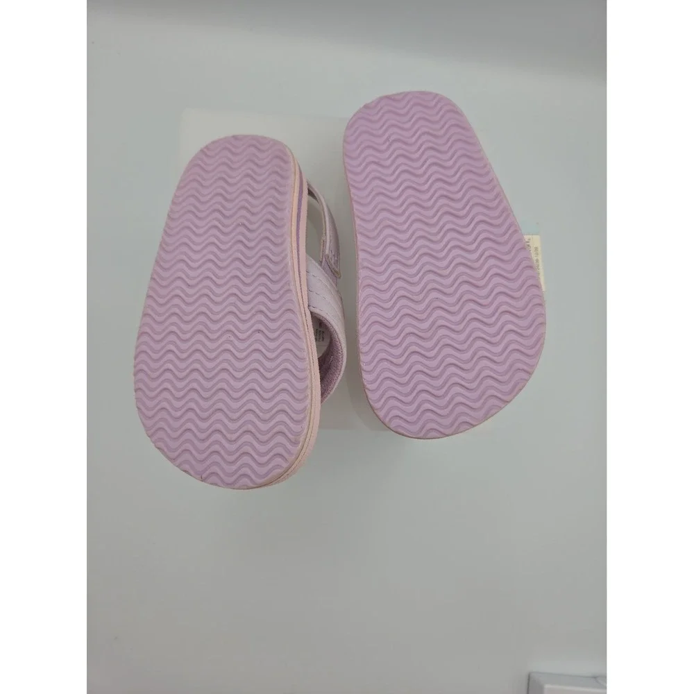 Cat & Jack Girls Shoe Size 5/6 S Pink Unicorn Sprinkles Flip Flops Sandals